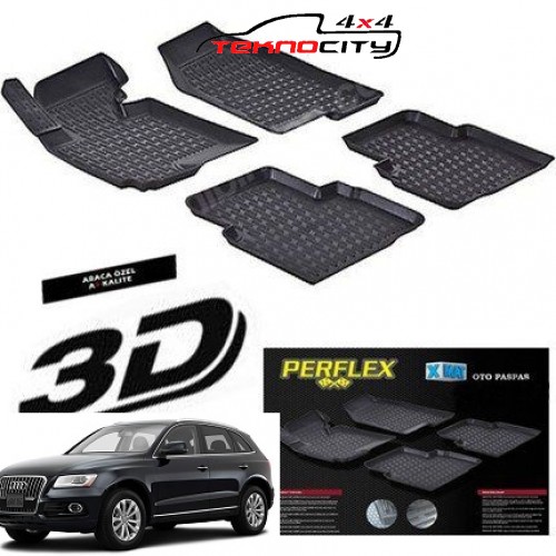 Audi Q5 3D TPE Kauçuk 3D Paspas